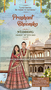 BG-007 | Browse Traditional & Modern Indian Wedding Invitations